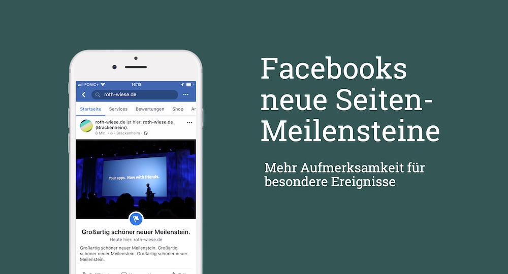 Relaunch Meilensteine Auf Facebook Seiten Allfacebook De