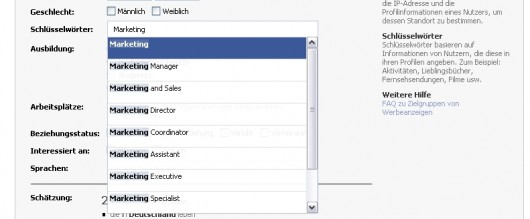 Facebook Keyword Tool