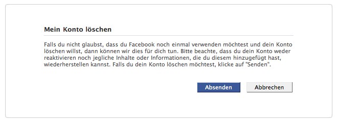 Wusstest du schon (Teil 5) - Facebook Account löschen (Updated