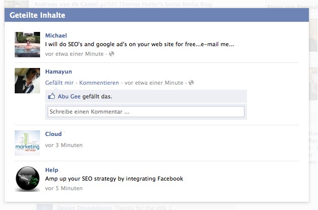 Fanpages Facebook Zeigt Geteilte Inhalte Unter Den Posts An Allfacebook De