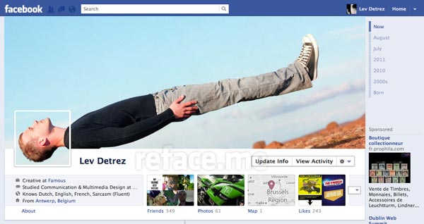 Galerie 15 Kreative Timeline Hacks Allfacebook De