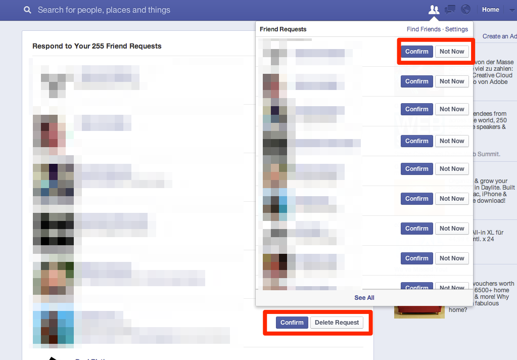 Sichtbar nicht facebook freundschaftsanfrage Facebook Freundschaftsanfrage