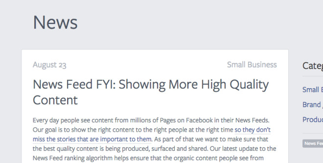 News Feed FYI: Showing More High Quality Content | Facebook for Business 2013-08-26 13-33-11