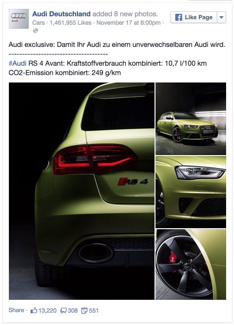 Audi exclusive: Damit Ihr Audi zu einem... - Audi Deutschland 2014-12-03 12-50-31