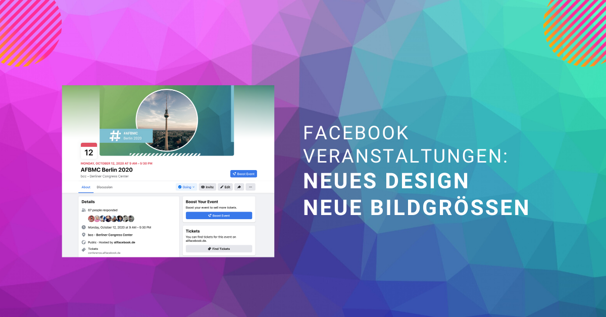 Das Neue Design Fur Facebook Events Und Die Passende Bildgrosse Fur Das Titelbild Allfacebook De