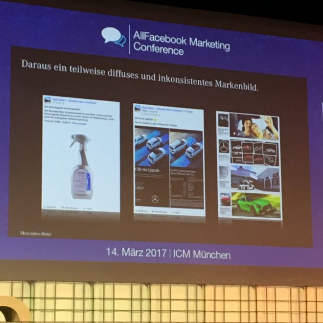 Allfacebook Marketing Conference 2017 in München #AFBMC #MercedesBenz