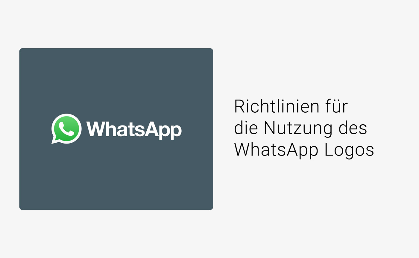 Richtlinien Fur Die Nutzung Des Whatsapp Logos Und Warenzeichen